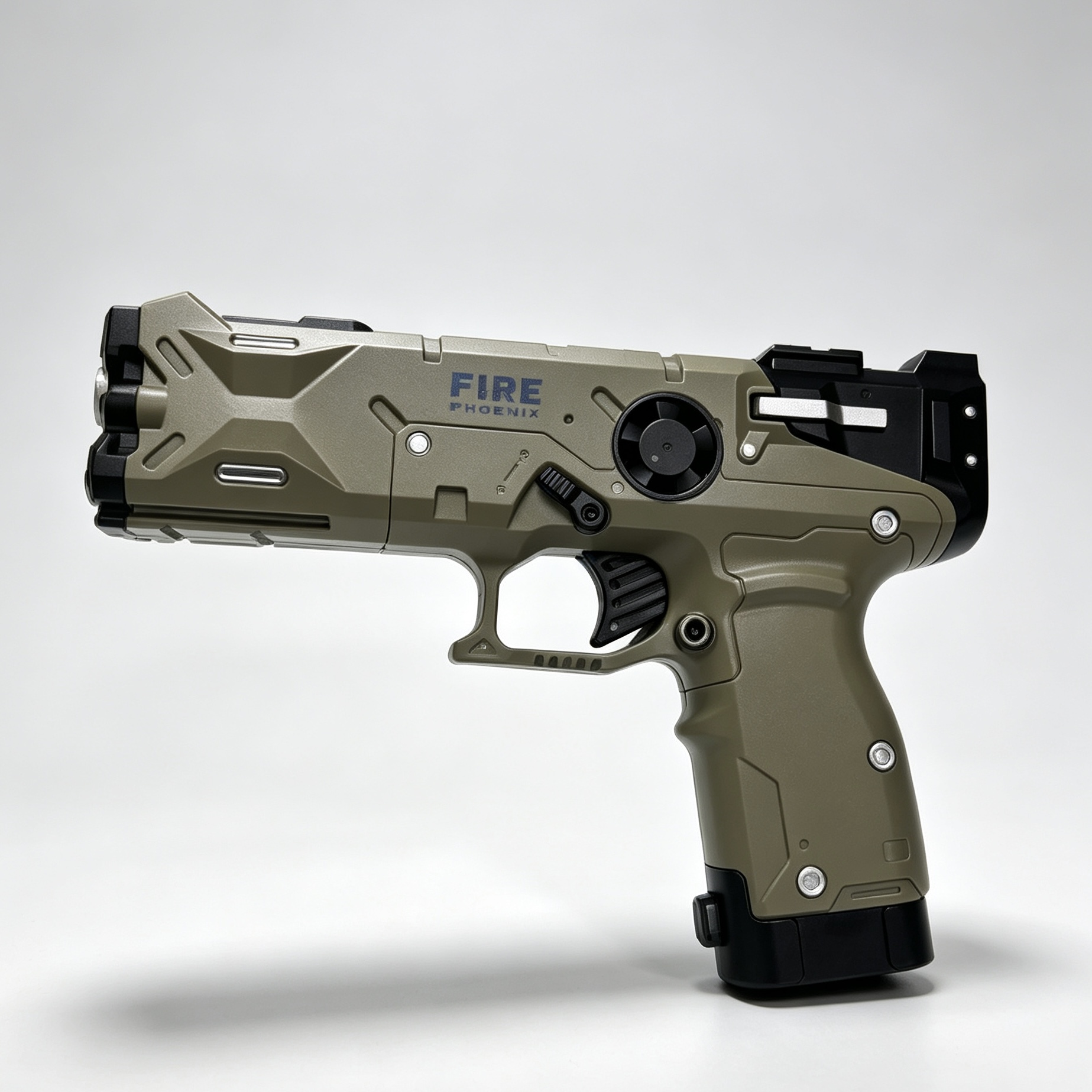 190 watt laser igniter.pistol-style- desert color, white, red
